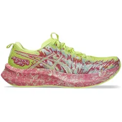ASICS Noosa Tri 16 Wettkampfschuh Damen - Neongrün, Koralle - Laufschuhe für Triathleten, leicht und atmungsaktiv mit FF BLAST Dämpfung für explosive Rückfederung und schnellem Wechsel durch Schnell-Schnürsystem.