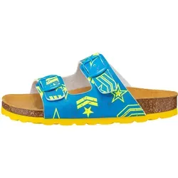 Lico Pantolette Bioline Top - Bequeme Pantolette in Blau (35 EU) - Pantoletten mit Schnallenverschluss, aus hochwertigem Synthetik und Lederinnensohle für optimalen Tragekomfort. Ideal für den Sommer!