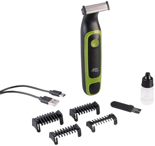 Sichler Men's Care Barttrimmer mit 4 Kammaufsätzen