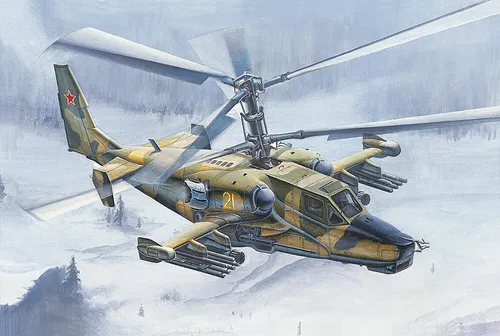 HobbyBoss 87217 1/72 Ka-50 Black shark Angriffs-Helikopter