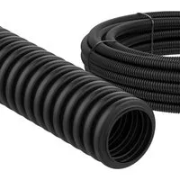 ViD Leerrohr M32, 25 Meter, schwarz - Leerrohre für Elektroinstallation, 25 Meter flexibles Wellrohr mit 750N Druckfestigkeit und Temperaturbeständigkeit von -5°C bis +60°C, ideal für die sichere Montage von Elektrokabeln.