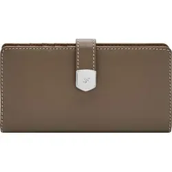 FOSSIL Geldbörse Lennox Tab Bifold Smoke braun von Fossil
