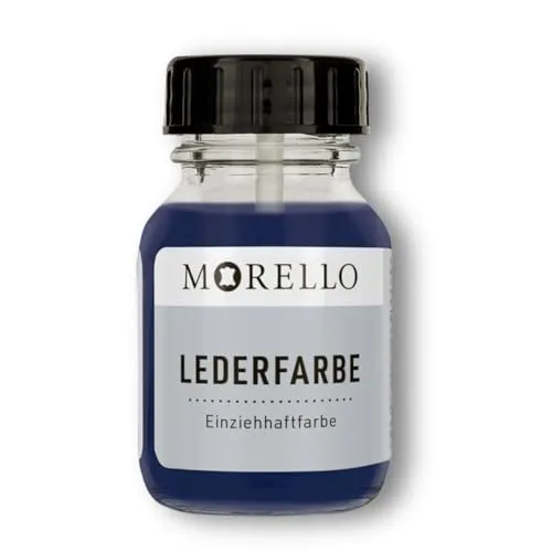 Morello Lederfarbe für Glattleder 40ml Dunkelblau