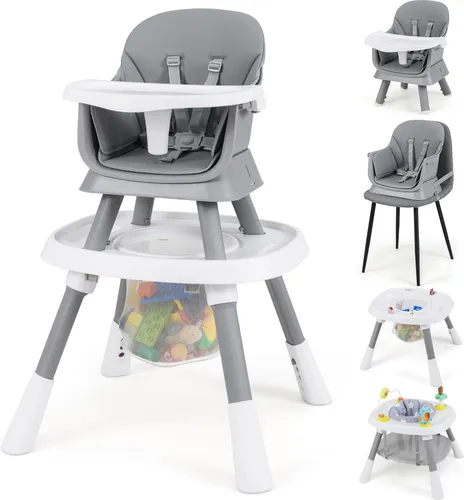 COSTWAY Hochstuhl Baby 16 in 1 – Multifunktionaler Kinderhochstuhl