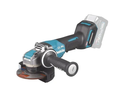 Makita GA047GZ Akku-Winkelschleifer 40V max. (ohne Akku) - Akku-Winkelschleifer für leistungsstarkes Schleifen und Trennen, ideal für Profis und Heimwerker, Verpackung geöffnet.