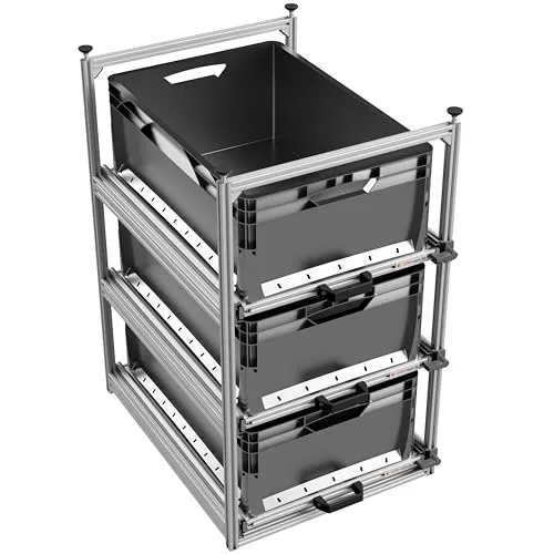 VOBI Wohnmobil Regal System Tower 4-600, 475x610 mm, 3 Auszüge