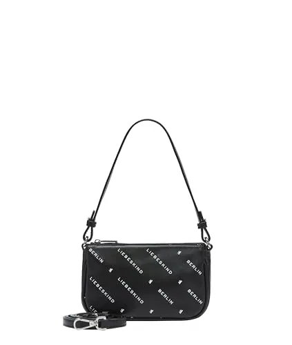 Liebeskind Berlin Crossbody XS MONOGRAM Soft Nappa black