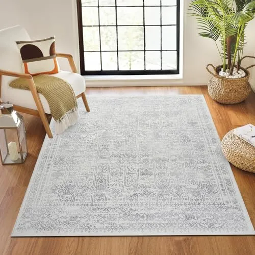 Livabliss Vintage-Teppich 140x200 cm in grau von Livabliss