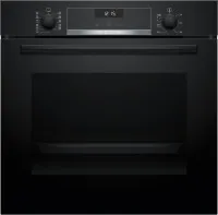 HBG537BB4 Einbau-Backofen - 60 cm Einbau-Backofen in elegantem Schwarz, perfekt für moderne Küchen und mit vielseitigen Kochfunktionen für kreative Gerichte.