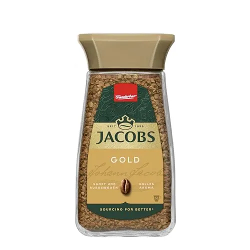 Jacobs Gold löslicher Bohnenkaffee, 100 g
