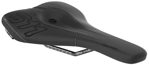 SQlab 611 Ergowave Sattel 12cm TITube - Fahrradsattel für Unisex Erwachsene, 120 mm breit, ideal für Mountainbikes, bietet optimalen Komfort und Druckentlastung für lange Fahrten.