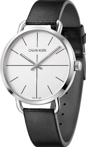 New Swiss Made CALVIN KLEIN Even Quartz Silver Dial Unisex Watch
