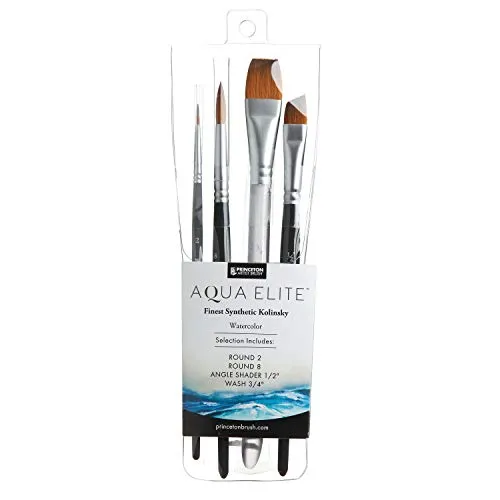 PRINCETON AQUA ELITE, Series P4850, Pro Set mit 4 Pinseln