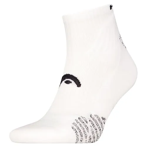 HEAD Unisex Padel Quarter Sock, Weiß, 43-46 EU von HEAD