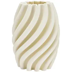 Weiße Keramikvase 14x19x14 cm - Dekorative Vasen für Ihr Zuhause - Elegante weiße Keramikvase in der Größe 14x19x14 cm. Ideal zur stilvollen Dekoration und für frische Blumenarrangements. Verleihen Sie Ihrem Wohnraum einen modernen Akzent!  