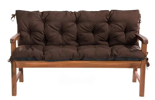 Mayaadi Home Auflagekissen Gartenbankauflage, Set Braun