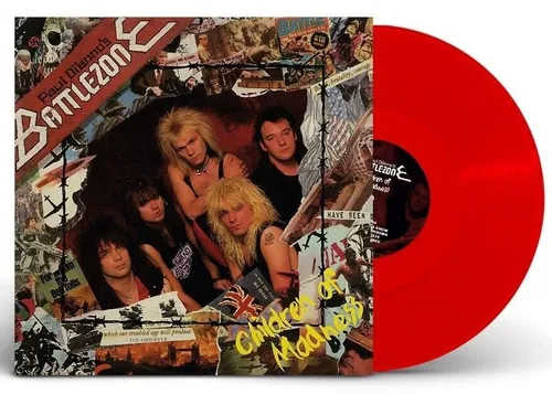 PAUL DI´ANNO´S BATTLEZONE- Children Of Madness LIM. RED VINYL ex iron maiden vox