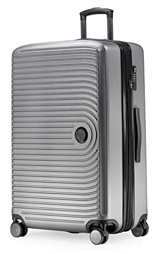 HAUPTSTADTKOFFER Mitte - Großer Hartschalenkoffer - Handgepäck mit 8 cm Volumenerweiterung, TSA-Zahlenschloss für mehr Sicherheit und 4 leichtgängigen Rollen für komfortables Reisen.