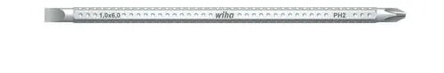 Wiha Werkstatt Schlitz, Kreuzschlitz Phillips Wechselklinge 4mm PH 1 150mm Passend für (Serie Schraubendreher) Wiha System 6