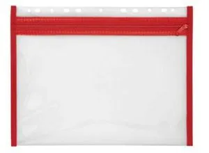 Veloflex Reißverschlusstasche Velobag XS, Format DIN A4, rot