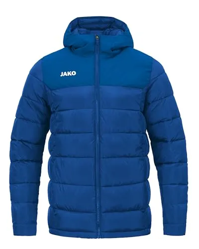 JAKO Kinder Stadionjacke - 7210 in royal, Größe 152 - Funktionsjacke für Kinder, wind- und wasserabweisend mit leichter Wattierung für optimalen Wetterkomfort und individuelle Veredelungsfläche auf dem Rücken.