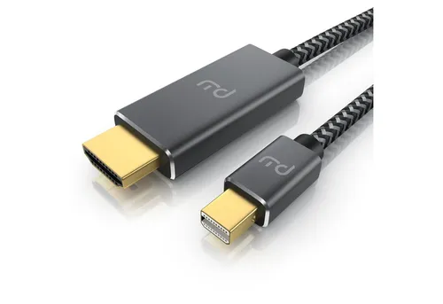 Primewire Audio- & Video-Kabel, Mini DisplayPort, HDMI Typ A (100 cm), 4k mDP 1.4 zu Hdmi 2.0 Kabel / Adapter 4k@60Hz Thunderbolt 1-2 - 1m