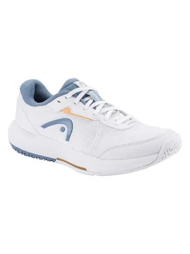 Head Revolt Court 5.0 - Allcourt Tennisschuh in Weiß 42 EU - Sportlicher Tennisschuh in Weiß/Denim, ideal für alle Platzarten. Mit robuster Schnürung für optimalen Halt und Komfort während des Spiels.