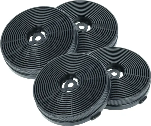vhbw 4x Aktivkohlefilter Ersatz für PKM CF155 für Dunstabzugshaube - 13,3 cm