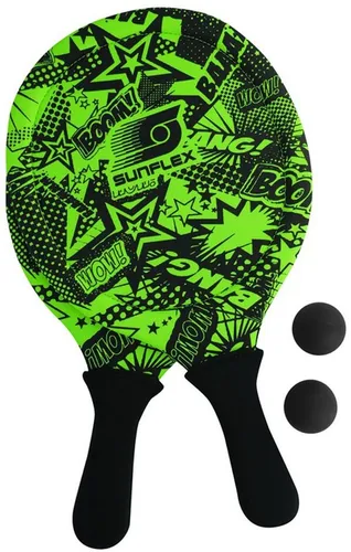 SUNFLEX BEACHBALL SET FUNKY BOOM GRÜN - Bälle, mehrfarbig und ideal für den Strand oder Pool, sorgt für Spaß und Unterhaltung bei jedem Wetter.