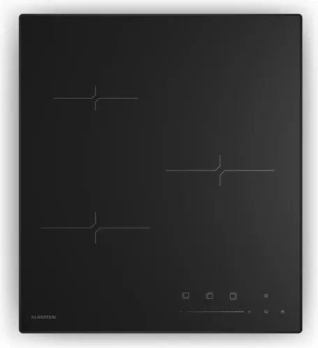 Klarstein Velaire Induktionskochfeld 3-Zonen 5500W - Kochfeld Induktion mit 5.500 W für schnelles Kochen, präzise Touch-Steuerung und praktische Kindersicherung für mehr Sicherheit in der Küche.