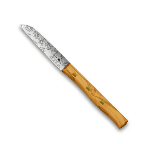 Herder Zöppken Style Rostfrei Küchenmesser,Schälmesser,Gemüsemesser Olive Blu