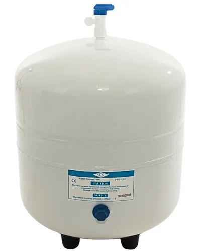 Osmose Wassertank Umkehrosmoseanlage PRO3.2 - Wasserfilter für Umkehrosmoseanlagen, 12 Liter Kapazität, rostfreier Stahl, ideal für die Installation unter der Spüle.