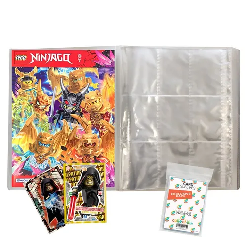 collect-it.de MY HOME OF CARDS + TOYS Sammelkarte LEGO Ninjago Serie 8 1 Leere Sammelmappe + Exklusive Collect-it Hüllen