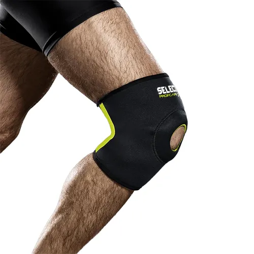 Derbystar Kniebandage mit Kniescheibenst - schwarz