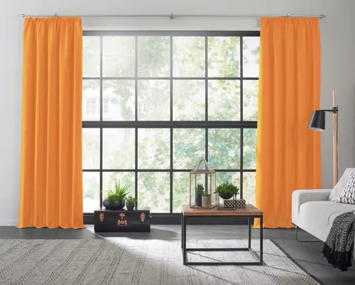 Vorhänge & Gardinen Orange von Wirth