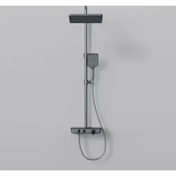 EMKE Duschsystem 20x30cm eckig Regenduschset