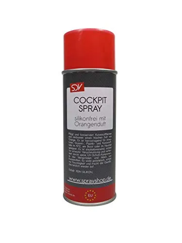 SDV Chemie Cockpitspray Orangenduft silikonfrei 1x 400ml Cockpit Pflege Reiniger Auto Car