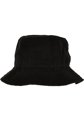 Flexfit Unisex Frottee Bucket Hat - Bequemer Fischerhut für Damen und Herren - Fischerhüte für Herren, aus weichem Frottee, ideal für den Sommer und Strandtage, mit stylischem Design und Einheitsgröße.