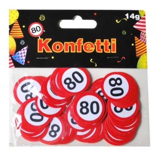 Dekoration Streudeko Zahlenkonfetti 