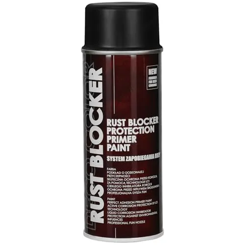 KOTARBAU® Sprühlack Rostschutz für Metall 400 ml Schwarz RAL 9005 Lack Spray Zinkspray Rostschutzfarbe für Gartenzaun Tore Metallfarbe Sprühfarbe Spraydosen Farbspray Sprühdose DIY