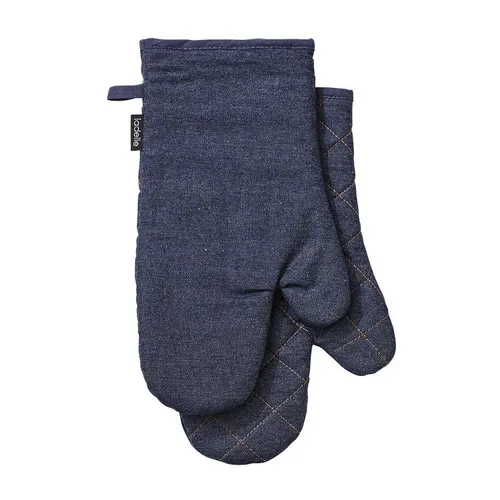 Ladelle Set Aus 2 Ofenhandschuhe/Ofenhandschuh - Denim Blau