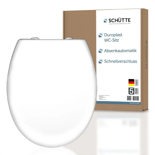 Toilettensitz Schütte White Duroplast mit Absenk-Funktion