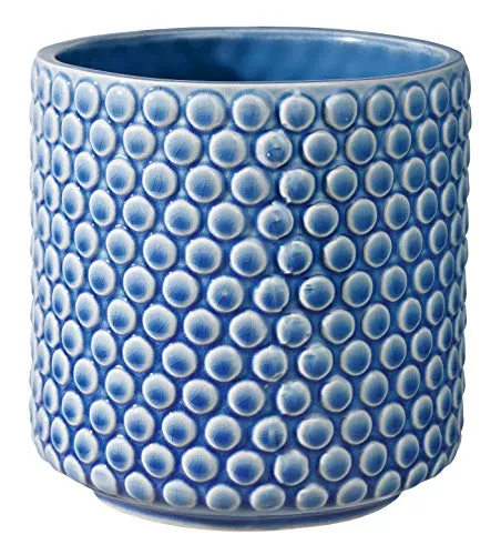 Bloomingville Blumentopf Dot in blau von Bloomingville