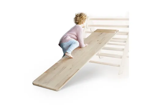 Ehrenkind® Rutschbrett für Kletterdreieck | Massives Buchenholz - Vielseitiges Rutschbrett für Kletterdreiecke – ideal für kreatives Spielen und Klettern. Sicher und stabil, fördert die motorische Entwicklung der Kinder. Hergestellt aus hochwertigem Buchenholz, perfekt für das Kinderzimmer.
