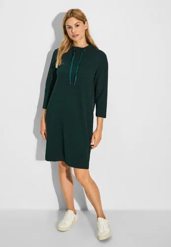 CECIL Jerseykleid mit Stehkragen in grün von CECIL