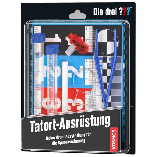 Die drei Fragezeichen Spielzeug Tatort-Ausrüstung, Kosmos die drei ???