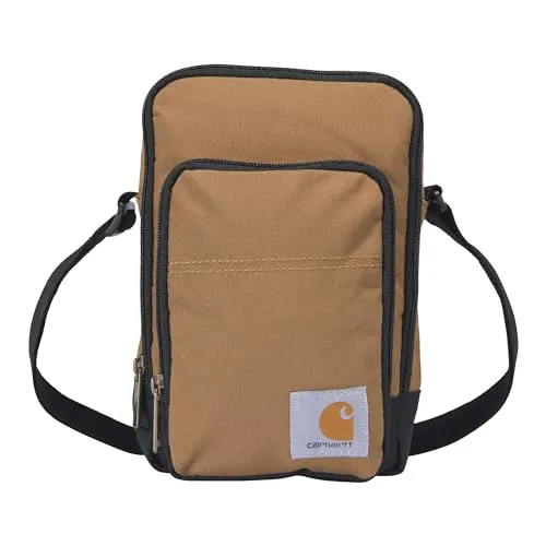 Carhartt Unisex Crossbody Gear Organizer, Braun - Umhängetaschen mit strapazierfähigem, wasserabweisendem Material, ideal für Werkzeuge und Jagdausrüstung. Kompakt und praktisch für den Alltag.