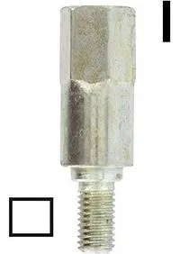 Adapter Quadrat Ø: 5,1 mm – Wird mit unserem Universal-Winkelstück 1602042, Baumschere 1603093 und Universal-Schneide 18010 montiert