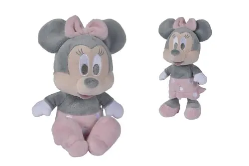 Simba Disney Baby Plüschtier Minnie Maus, 25 cm, aus 100% recycelten Materialien, offizielles Disney-Lizenzprodukt, geeignet für alle Altersgruppen (6315870329)