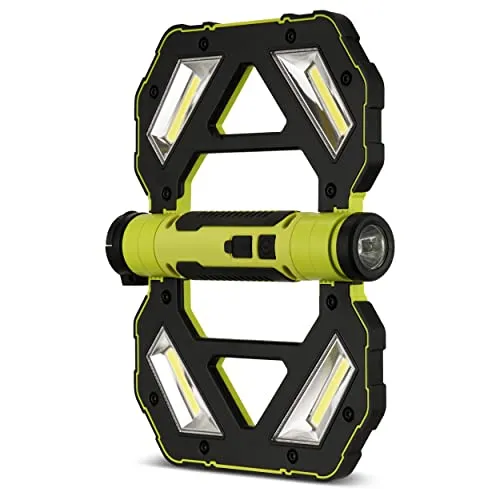 REV 2620012110 BUTTERFLY LED Arbeitsleuchte - Strahler für Arbeitsbeleuchtung mit langlebigem Akku, 3h Leuchtdauer und Magnetbefestigung für flexible Nutzung im Innenbereich.